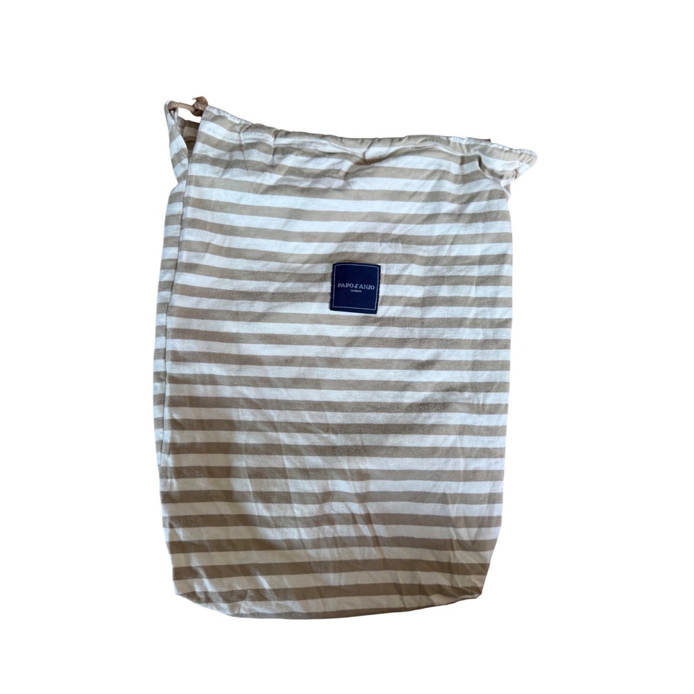 Papo J'anjo Lisbon infant laundry striped laundry sack bag bamboo
